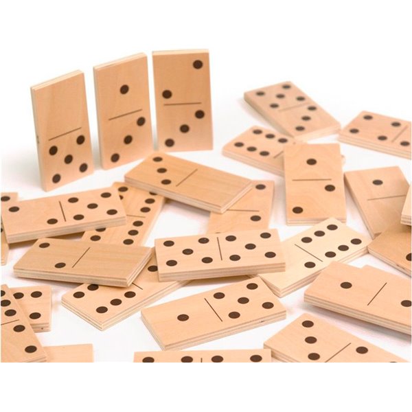 Puzle Andreutoys Domino Animales Madera 28 Piezas