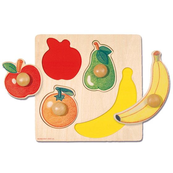 Puzle Diset Frutas 4 Piezas
