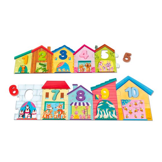 Puzle Goula 1-10 Duo 20 Piezas