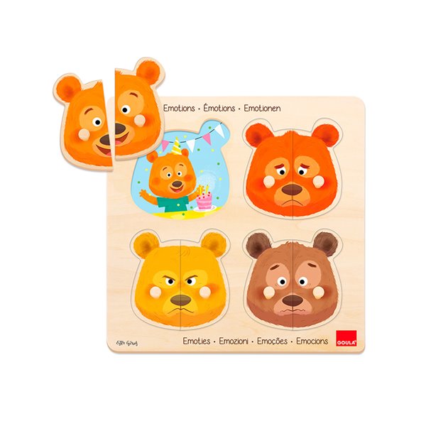 Puzle Goula Emociones 8 Piezas