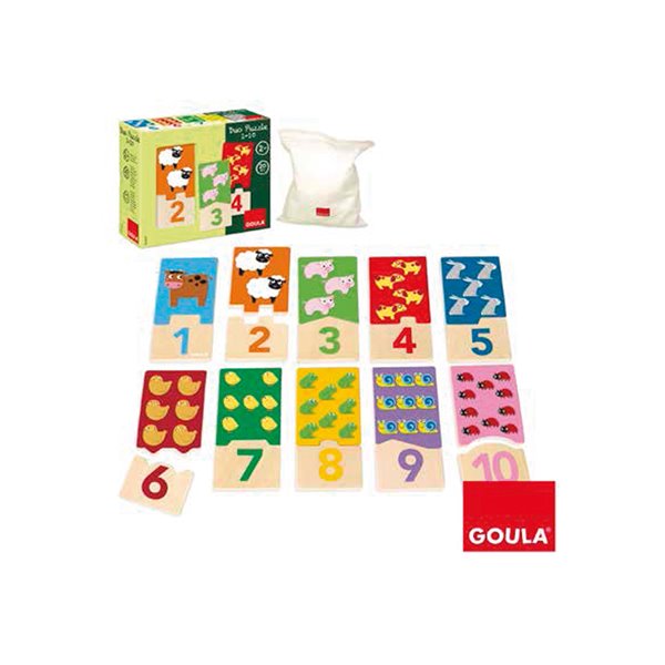 Puzle Goula Infantil Duo 1-10