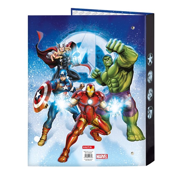 Carpeta Folio 4 Anillas Mixtas Avengers "Forever"26,5 x 33 x 4 cm.