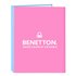 Carpeta Folio 4 Anillas Mixtas Benetton "Spring"26,5 x 33 x 4 cm.