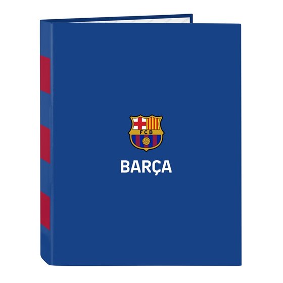 Carpeta Folio 4 Anillas Mixtas F.C.Barcelona 2ª Equipacion26,5 x 33 x 4 cm.