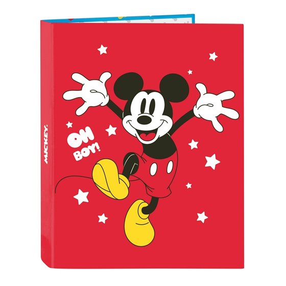 Carpeta Folio 4 Anillas Mixtas Mickey Mouse "Fantastic"26,5 x 33 x 4 cm.