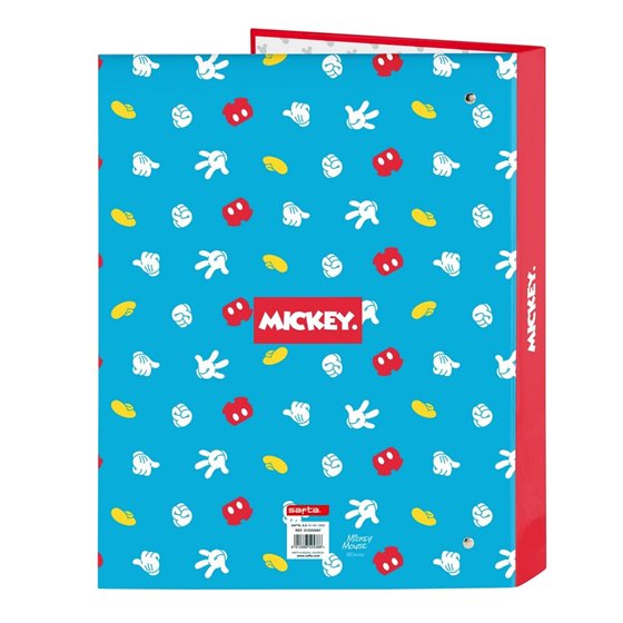 Carpeta Folio 4 Anillas Mixtas Mickey Mouse "Fantastic"26,5 x 33 x 4 cm.