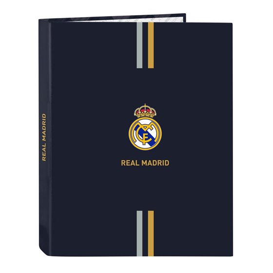 Carpeta Folio 4 Anillas Mixtas Real Madrid 2ª Equipacion 23/2426,5 x 33 x 4 cm.