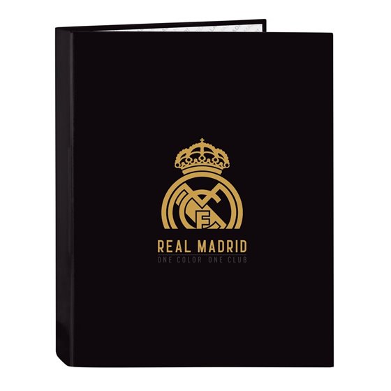 Carpeta Folio 4 Anillas Mixtas Real Madrid 3ª Equipacion26,5 x 33 x 4 cm.