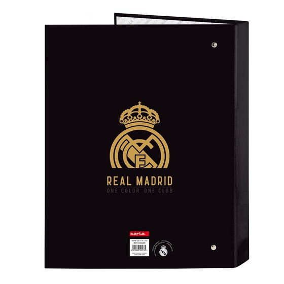 Carpeta Folio 4 Anillas Mixtas Real Madrid 3ª Equipacion26,5 x 33 x 4 cm.
