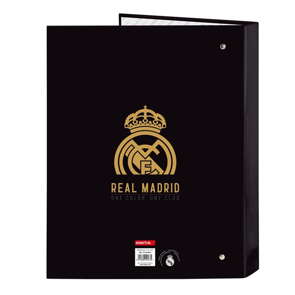 Carpeta Folio 4 Anillas Mixtas Real Madrid 3ª Equipacion26,5 x 33 x 4 cm.