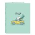Carpeta Folio 4 Anillas Mixtas Snoopy "Groovy"26,5 x 33 x 4 cm.