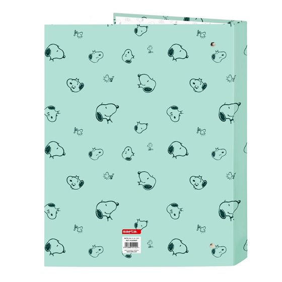 Carpeta Folio 4 Anillas Mixtas Snoopy "Groovy"26,5 x 33 x 4 cm.