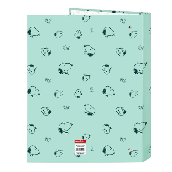 Carpeta Folio 4 Anillas Mixtas Snoopy "Groovy"26,5 x 33 x 4 cm.