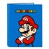 Carpeta Folio 4 Anillas Mixtas Super Mario "Play"26,5 x 33 x 4 cm.
