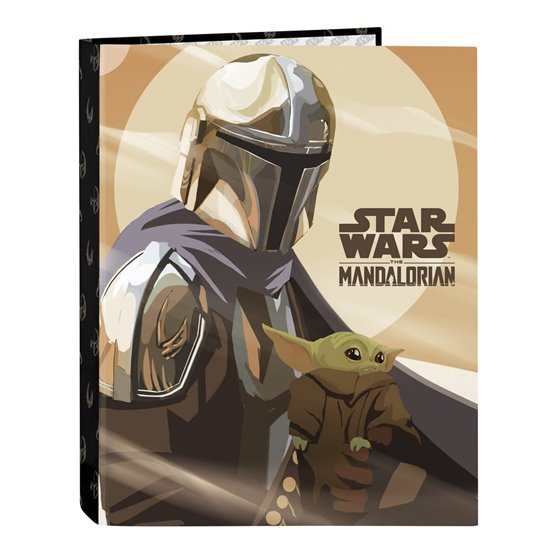 Carpeta Folio 4 Anillas Mixtas The Mandalorian "This Is The Way"26,5 x 33 x 4 cm.