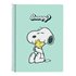 Libreta Cuarto 80 Hojas Tapas Duras 1Diseñ Snoopy "Groovy"15,5 x 22 cm.