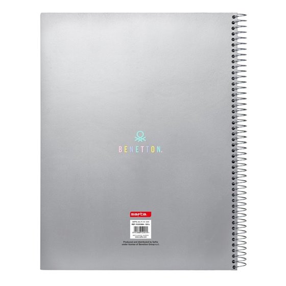 Bloc A4 Micro120 Hojas Benetton "Silver"21 x 29,7 cm.