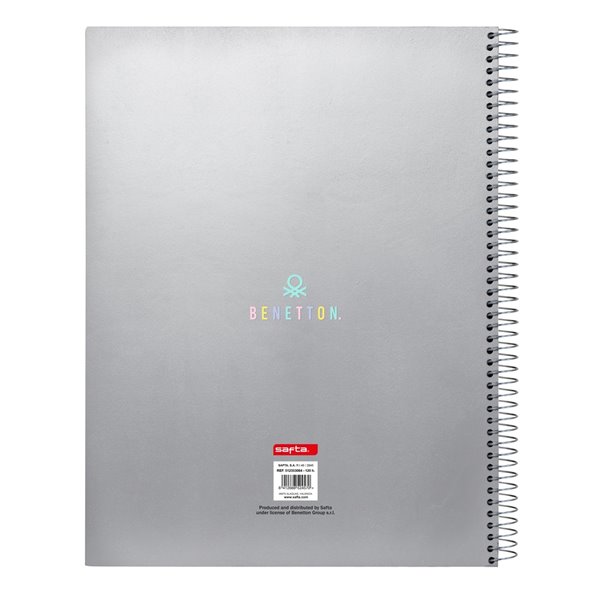 Bloc A4 Micro120 Hojas Benetton "Silver"21 x 29,7 cm.