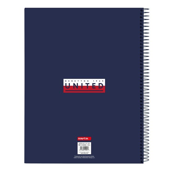 Bloc A4 Micro120 Hojas Benetton "Varsity"21 x 29,7 cm.