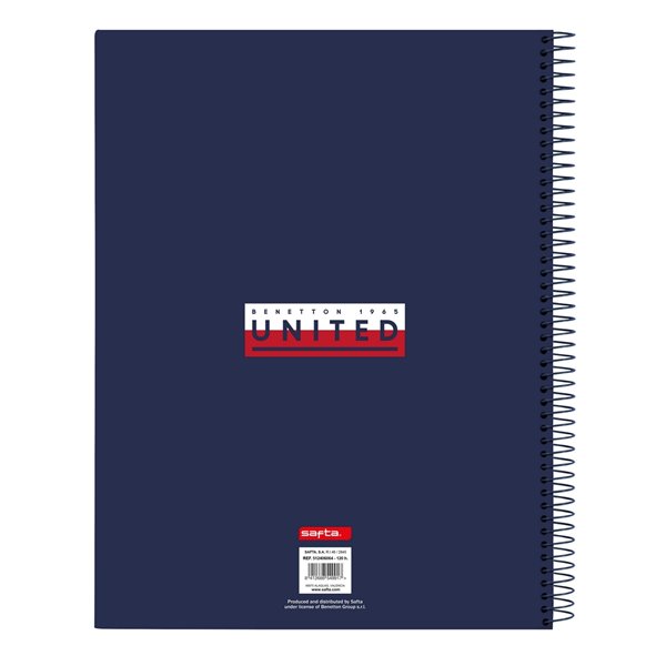 Bloc A4 Micro120 Hojas Benetton "Varsity"21 x 29,7 cm.