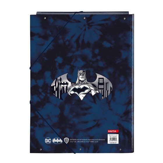 Carpeta Folio 3 Solapas Batman "Legendary"26 x 33,5 x 2,5 cm.