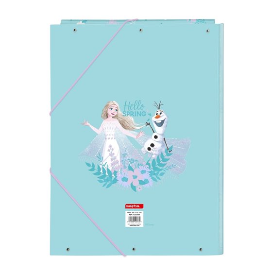 Carpeta Folio 3 Solapas Frozen Ii "Hello Spring"26 x 33,5 x 2,5 cm.