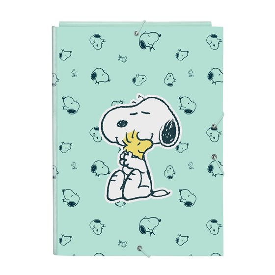 Carpeta Folio 3 Solapas Snoopy "Groovy"26 x 33,5 x 2,5 cm.