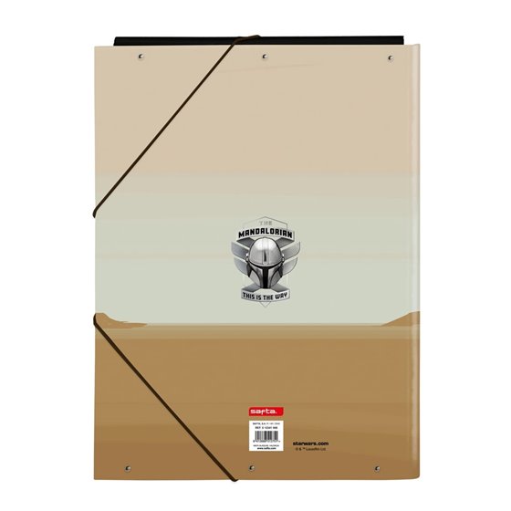 Carpeta Folio 3 Solapas The Mandalorian "This Is The Way"26 x 33,5 x 2,5 cm.