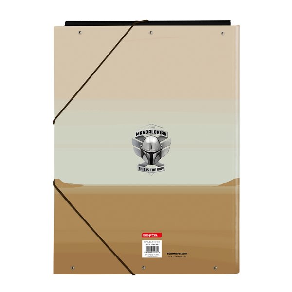 Carpeta Folio 3 Solapas The Mandalorian "This Is The Way"26 x 33,5 x 2,5 cm.