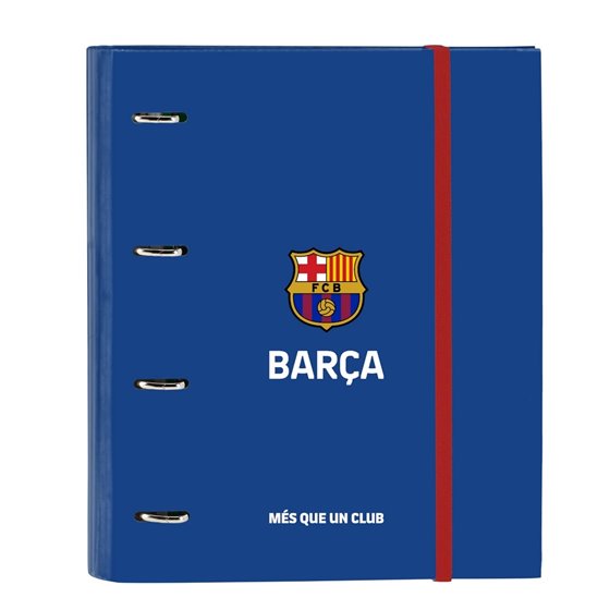 Carpeta 4 Anillas 35Mm Con Recambio F.C.Barcelona 2ª Equipacion27 x 32 x 3,5 cm.