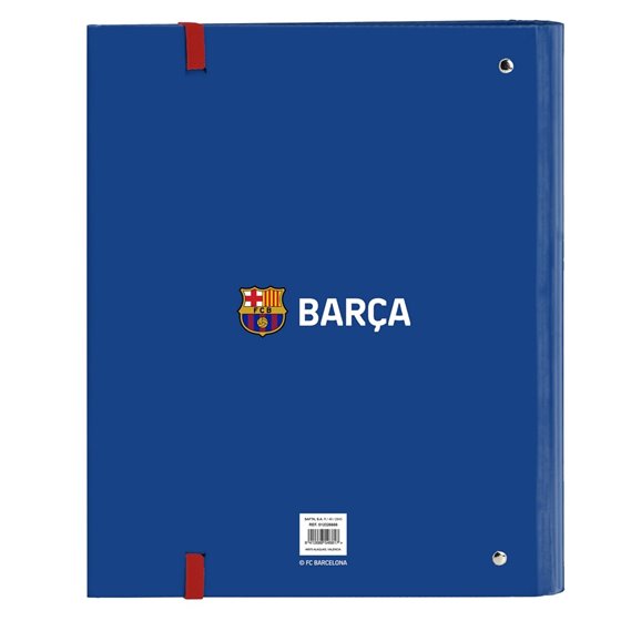 Carpeta 4 Anillas 35Mm Con Recambio F.C.Barcelona 2ª Equipacion27 x 32 x 3,5 cm.