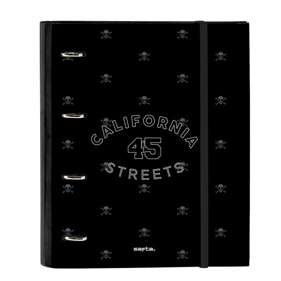 Carpeta 4 Anillas 35Mm Con Recambio Safta "California"27 x 32 x 3,5 cm.