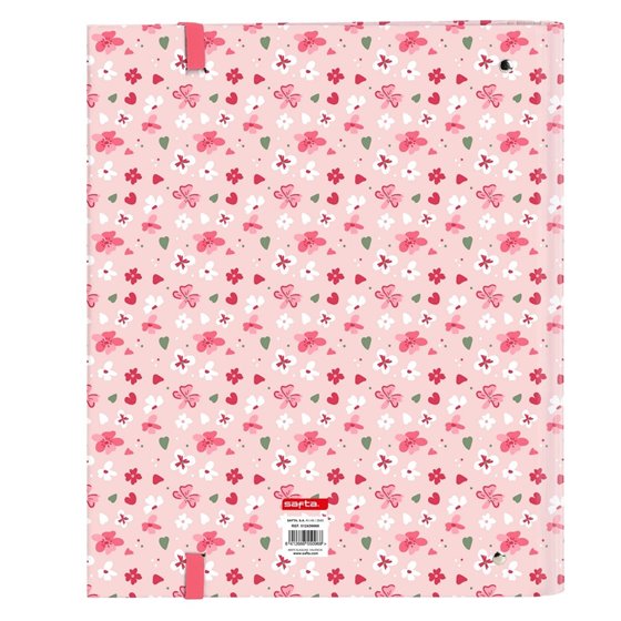 Carpeta 4 Anillas 35Mm Con Recambio Vmb "In Bloom"27 x 32 x 3,5 cm.