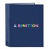 Carpeta Folio 4 Anillas 35Mm Lomo Ancho Benetton "Cool"27 x 33 x 6 cm.