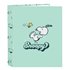 Carpeta Folio 4 Anillas 35Mm Lomo Ancho Snoopy "Groovy"27 x 33 x 6 cm.