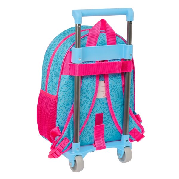 Mochila Con Carro 705 Lol Surprise! "Divas"28 x 34 x 10 cm.