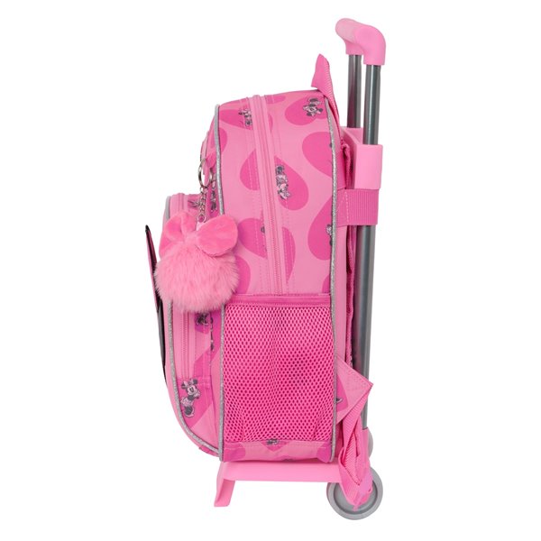 Mochila Con Carro 705 Minnie Mouse "Loving"28 x 34 x 10 cm.