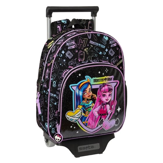 Mochila Con Carro 705 Monster High28 x 34 x 10 cm.