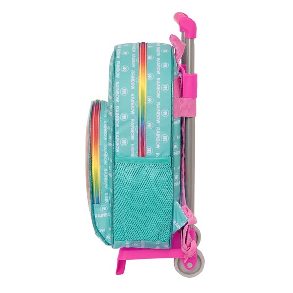 Mochila Con Carro 705 Rainbow High "Paradise"28 x 34 x 10 cm.