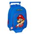 Mochila Con Carro 705 Super Mario "Play"28 x 34 x 10 cm.