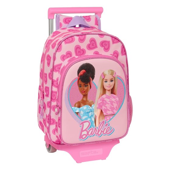 Mochila Mochila Con Carro 705 Barbie "Love"26 x 34 x 11 cm.