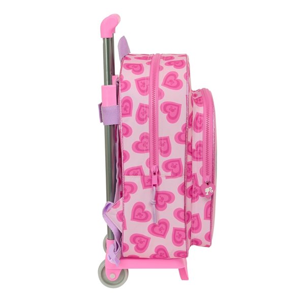 Mochila Mochila Con Carro 705 Barbie "Love"26 x 34 x 11 cm.