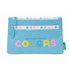 Portatodo Gde. 2 Cremalleras Benetton "Spring"23 x 16 x 3 cm.