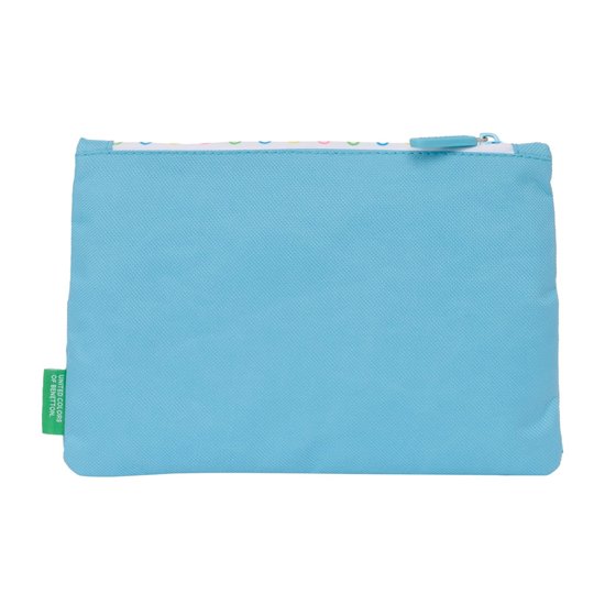 Portatodo Gde. 2 Cremalleras Benetton "Spring"23 x 16 x 3 cm.