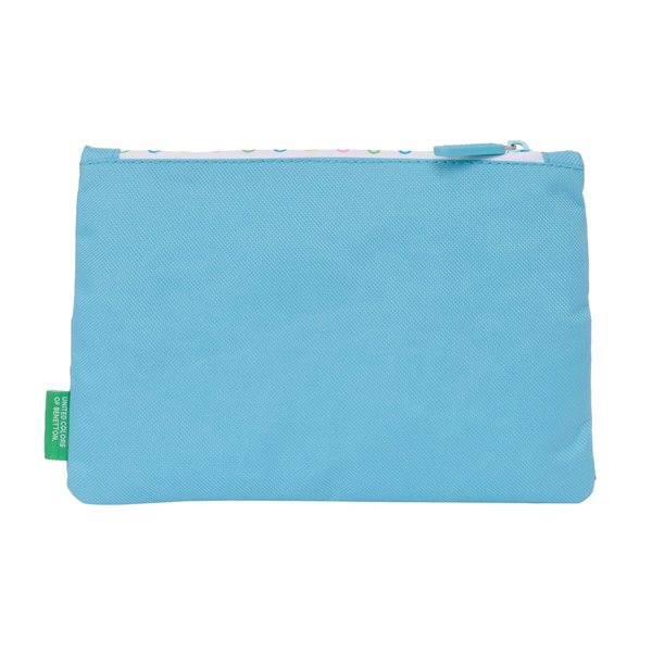 Portatodo Gde. 2 Cremalleras Benetton "Spring"23 x 16 x 3 cm.