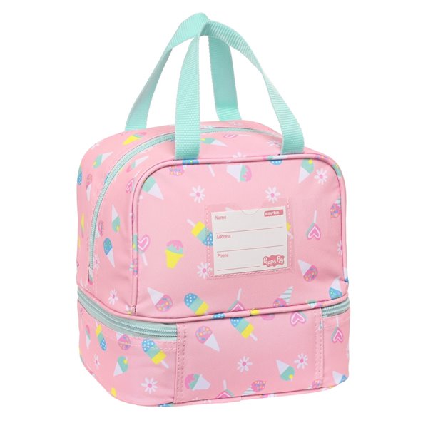 Portameriendas Termo Peppa Pig "Ice Cream"20 x 20 x 15 cm.