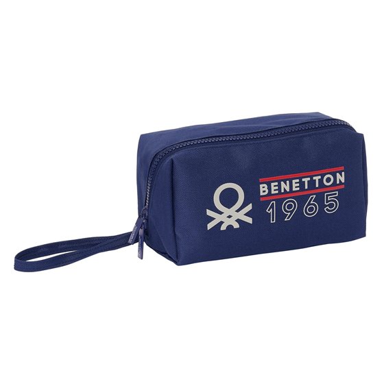 Portatodo Cuadrado Grande Benetton "Varsity"22 x 10 x 10 cm.