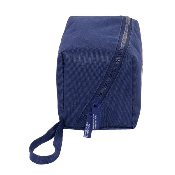 Portatodo Cuadrado Grande Benetton "Varsity"22 x 10 x 10 cm.