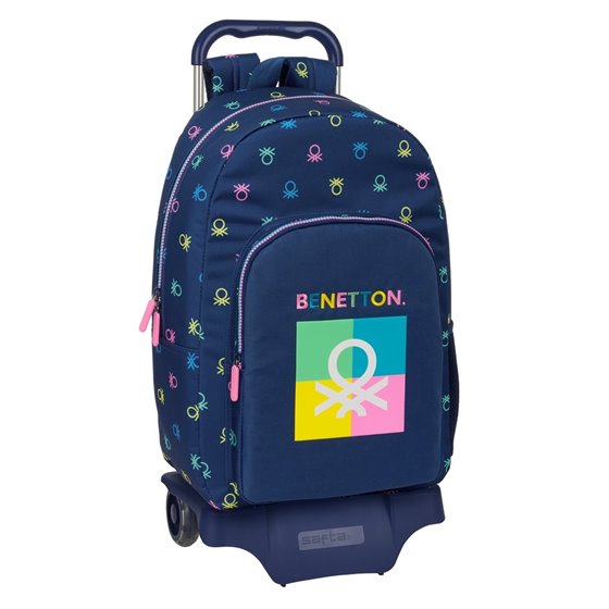 Mochila Con Carro 905 Benetton "Cool"30 x 46 x 14 cm.