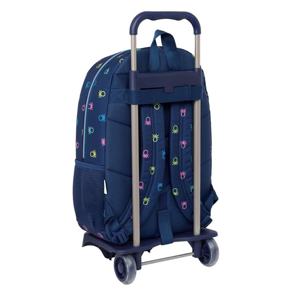 Mochila Con Carro 905 Benetton "Cool"30 x 46 x 14 cm.